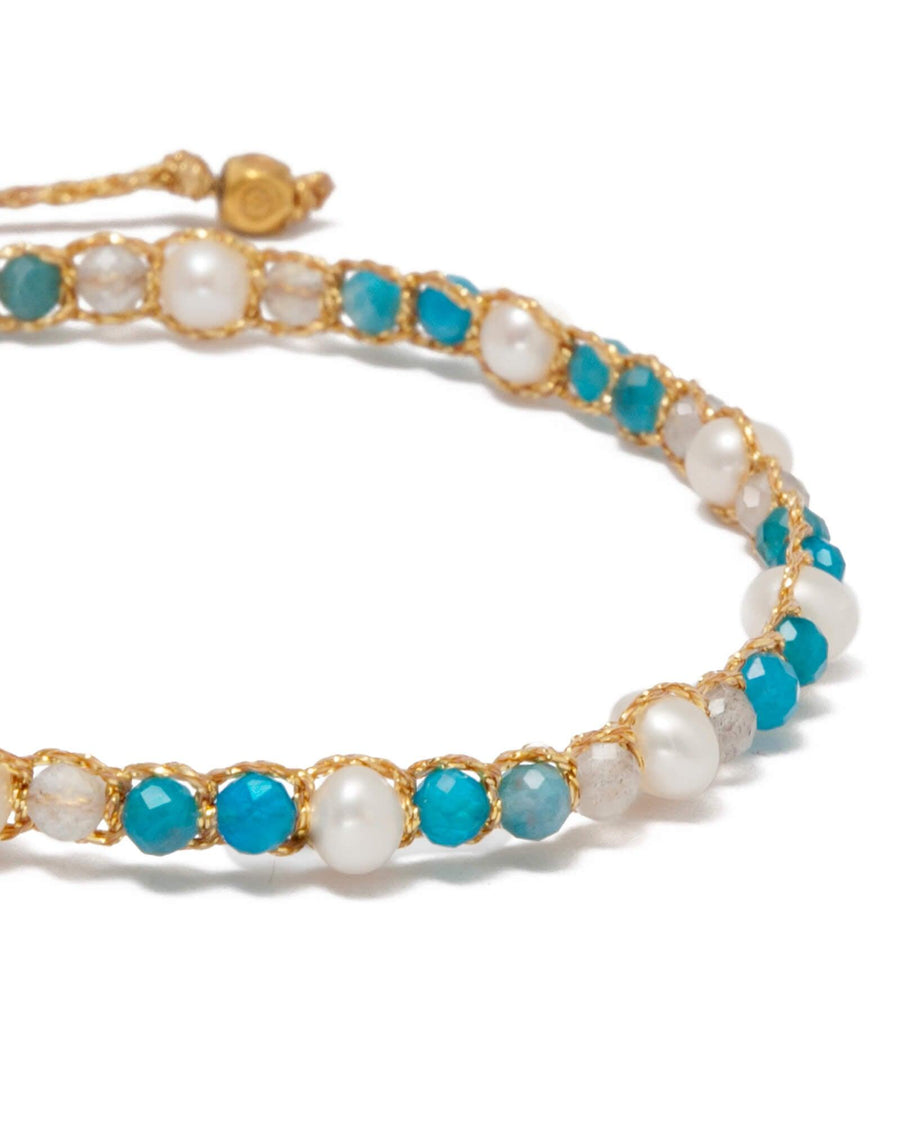 Fresh Water Pearl & Gemstone Bracelet | Temptation - Samapura Jewelry