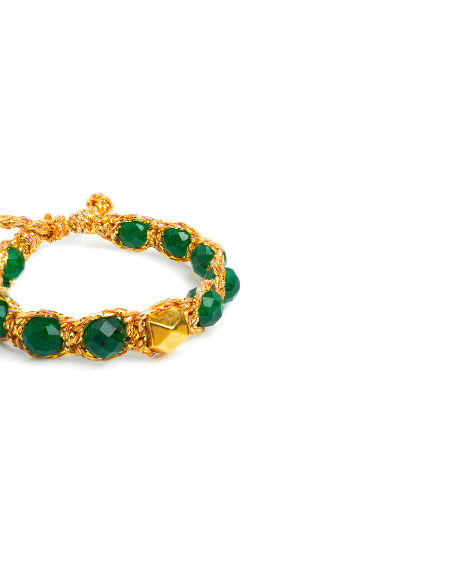 Green Spinel Rings | Gold