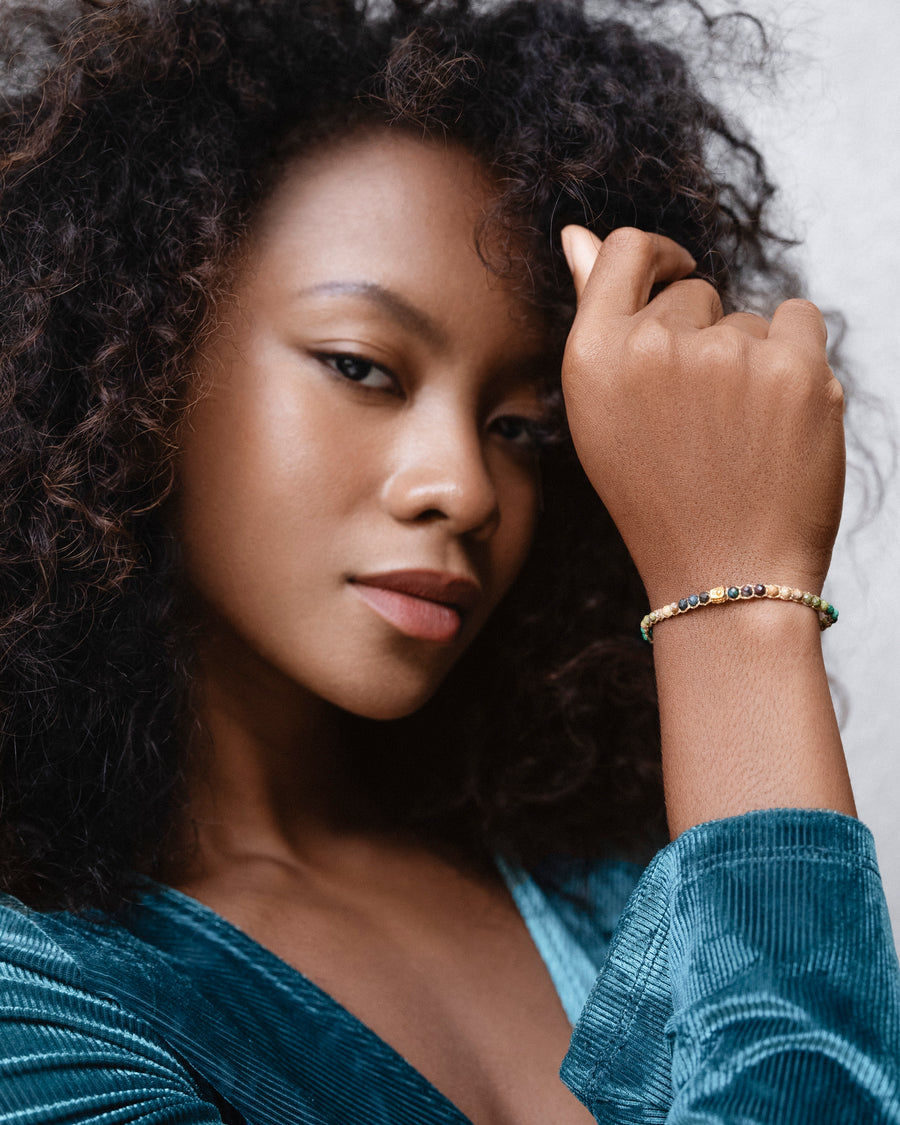 Earth Nature's Symphony Bracelet | Gold