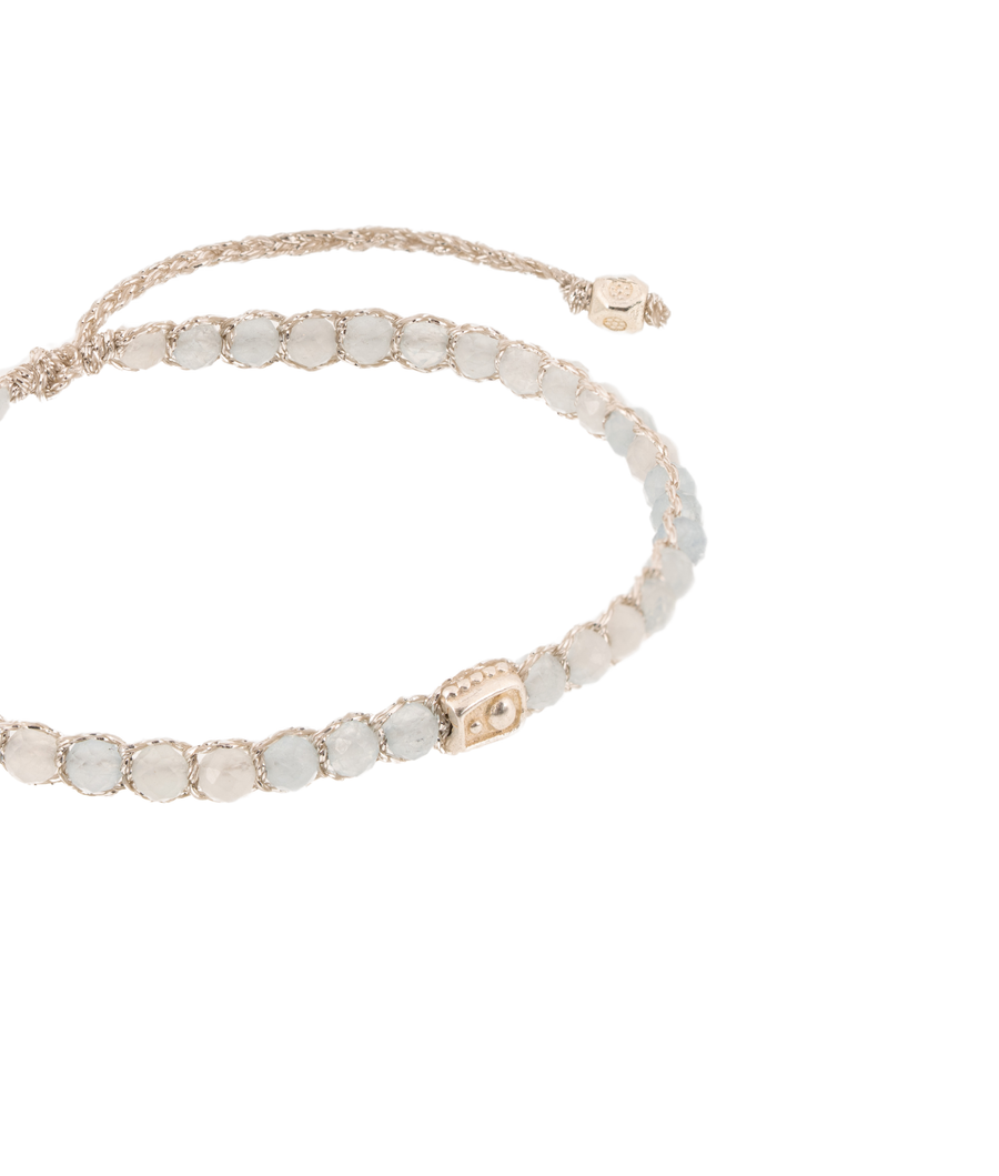 Aquamarine Bracelet | Silver