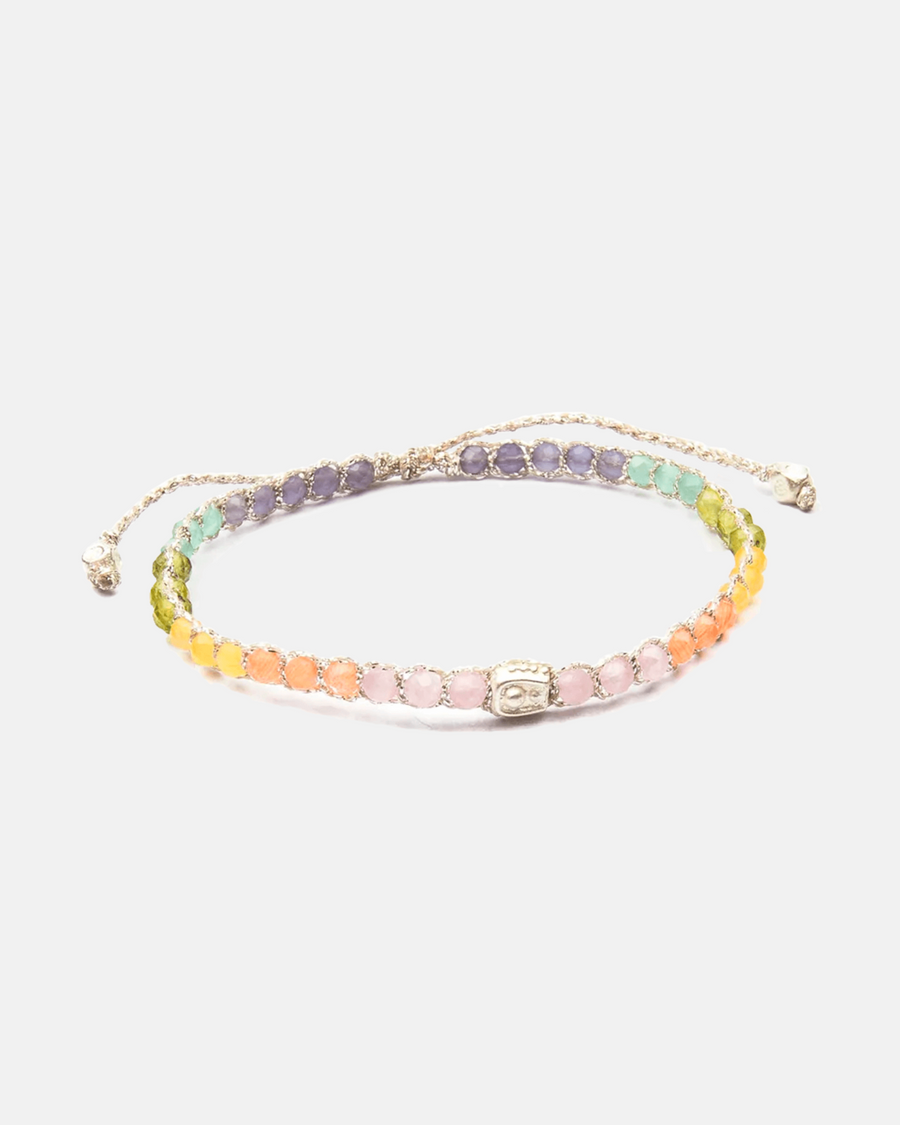 Rainbow Pastel Bracelet | Silver