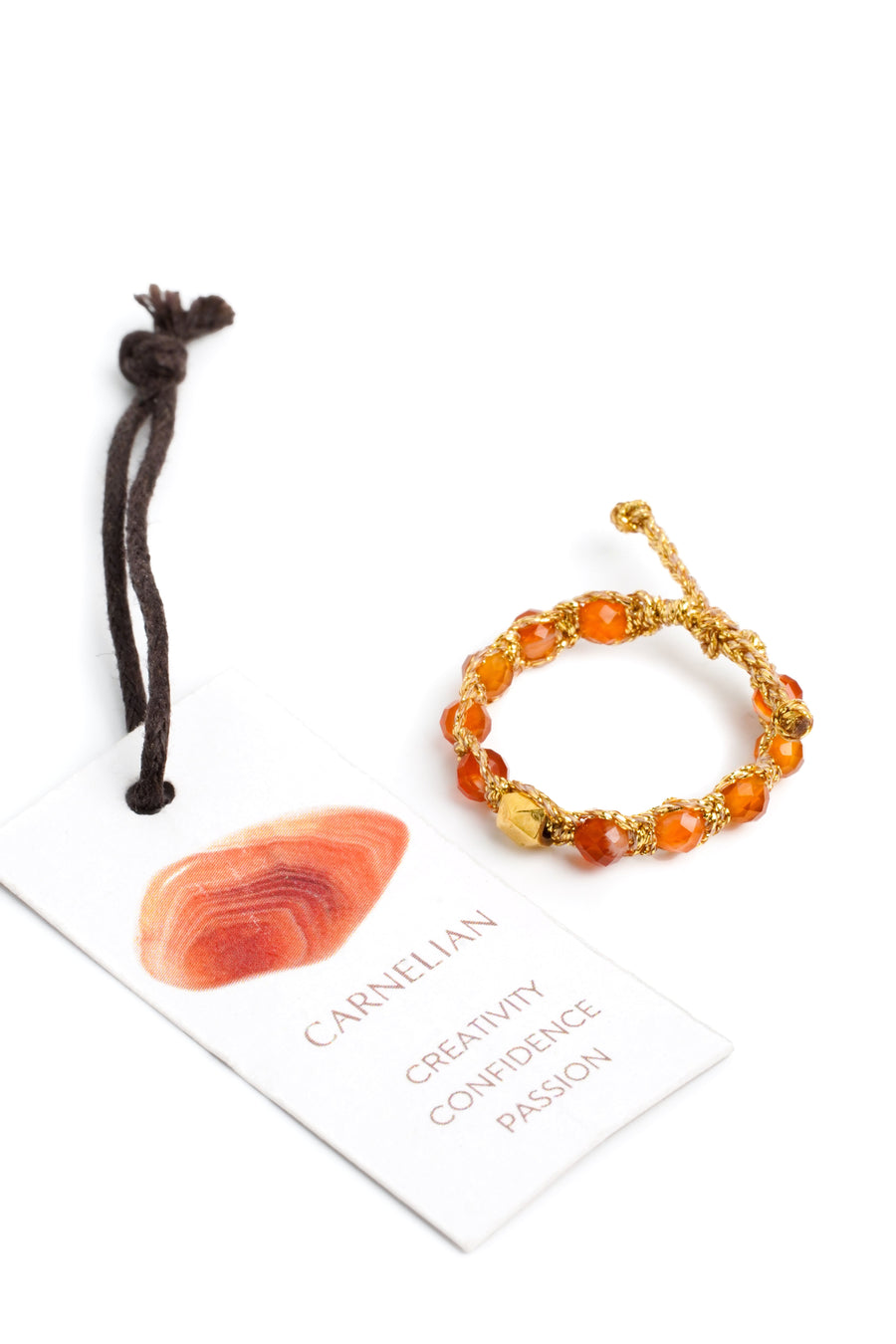 Carnelian From Brazil Rings | Gold