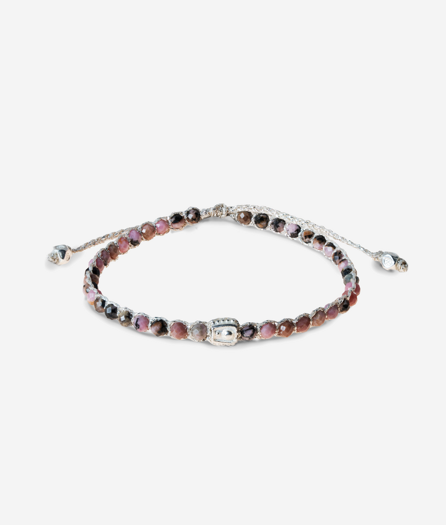 Rhodonite from Argentina Bracelet | Silver