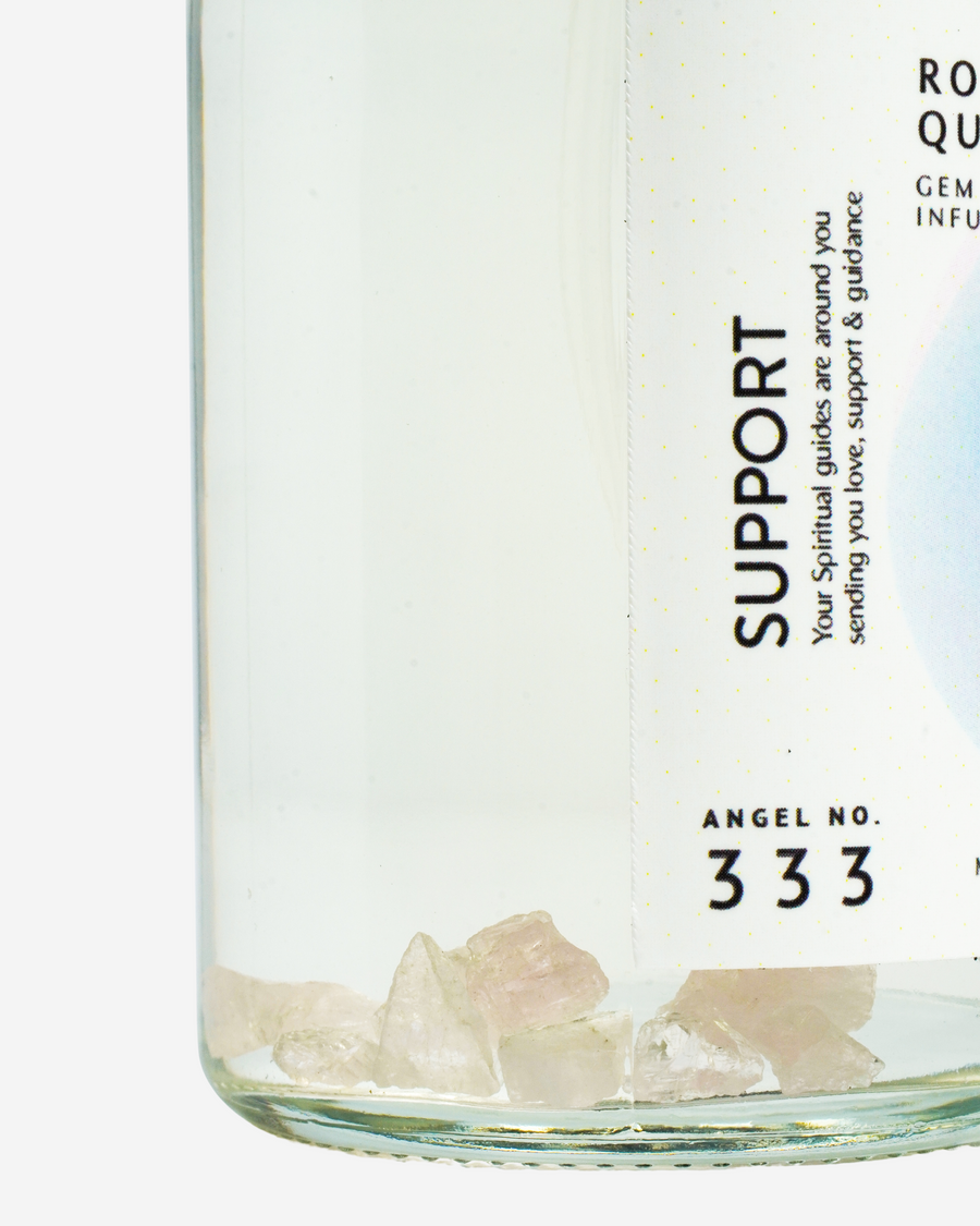 Bundle, Angel No.333,hand-blended Gem Aura Fragrance infused with Rose Quartz.