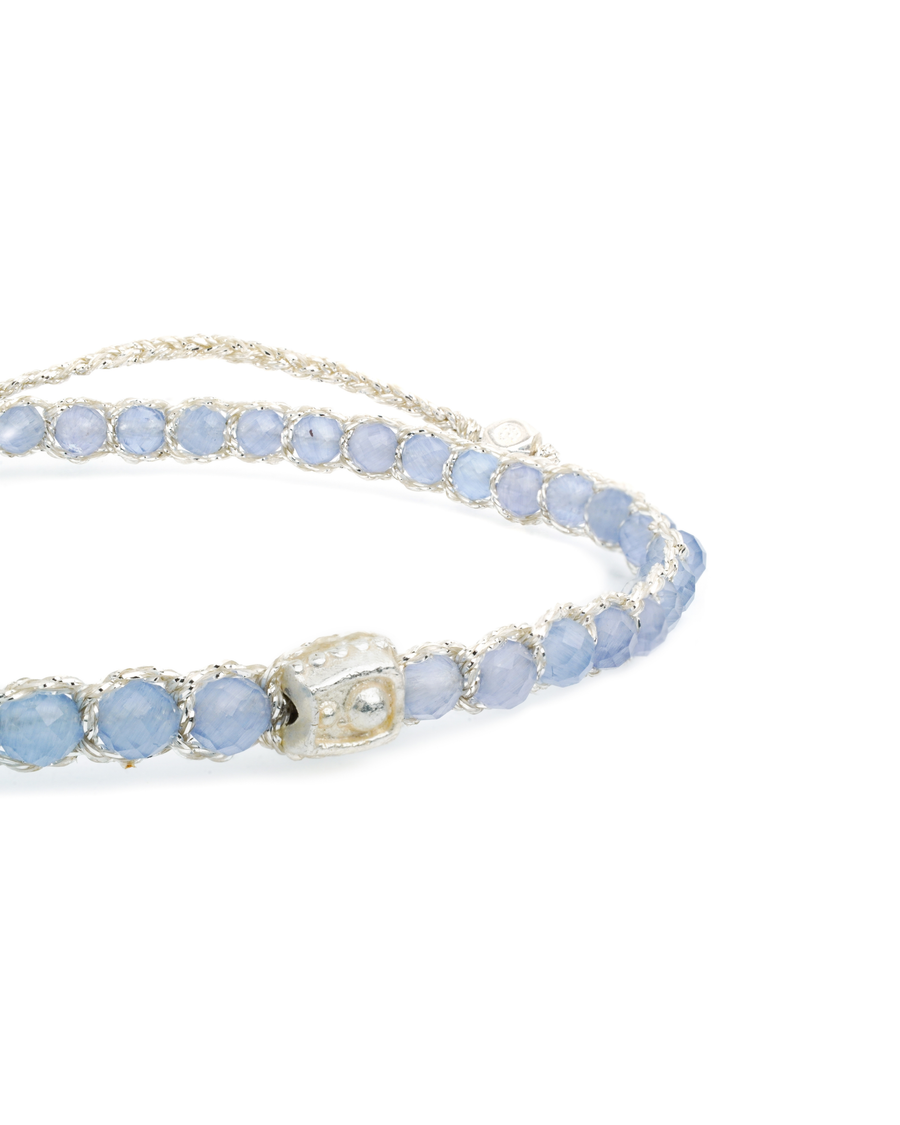 Lavender Amethyst Bracelet from Zambia | Silver