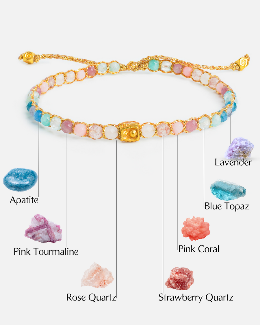 Bundle, Angel No.333,hand-blended Gem Aura Fragrance infused with Rose Quartz.