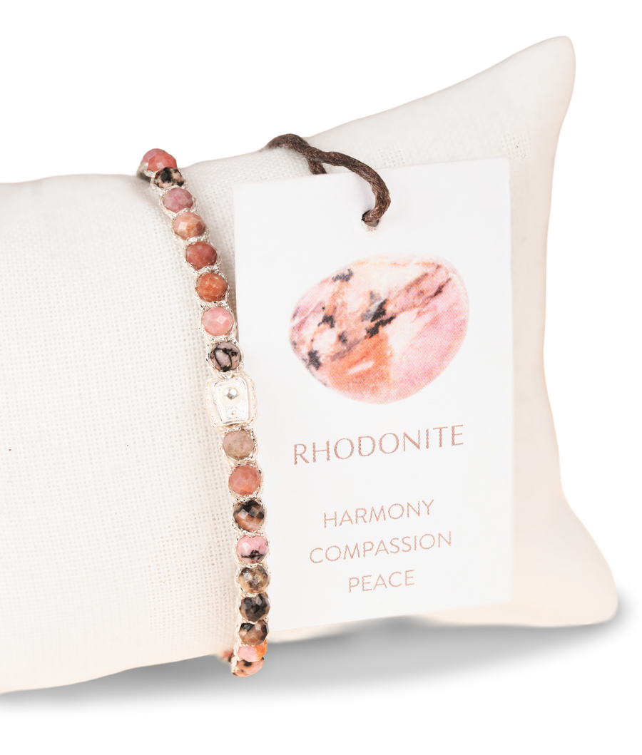 Rhodonite from Argentina Bracelet | Silver