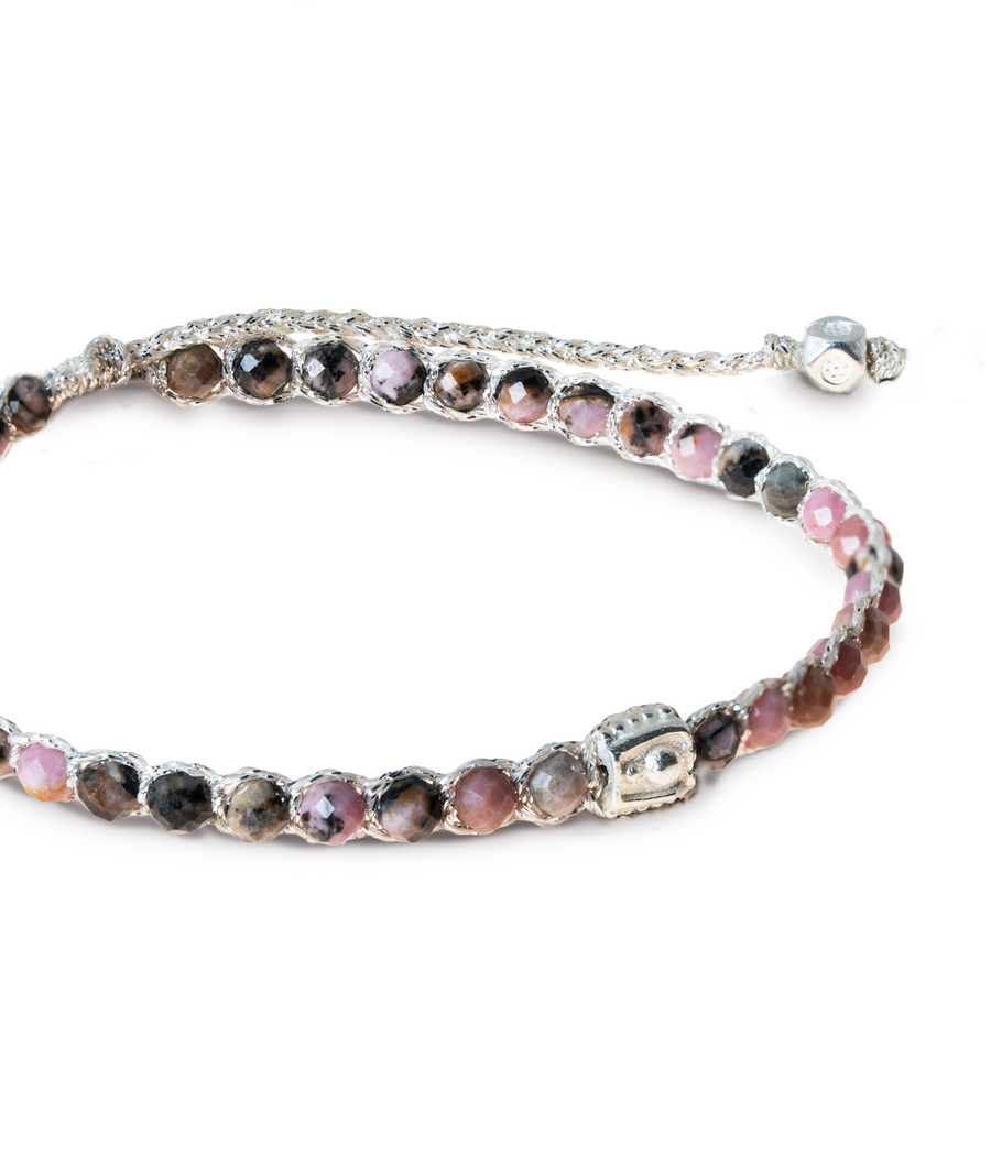 Rhodonite from Argentina Bracelet | Silver