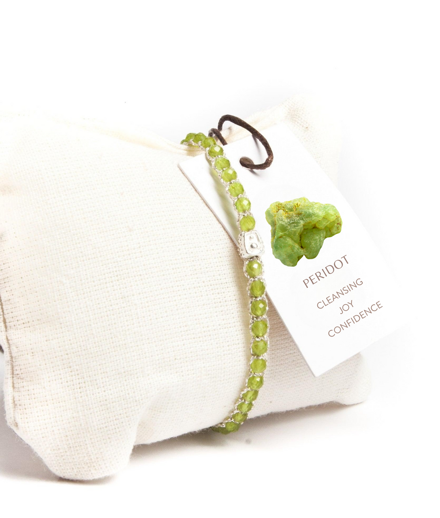 Peridot Bracelet | Silver