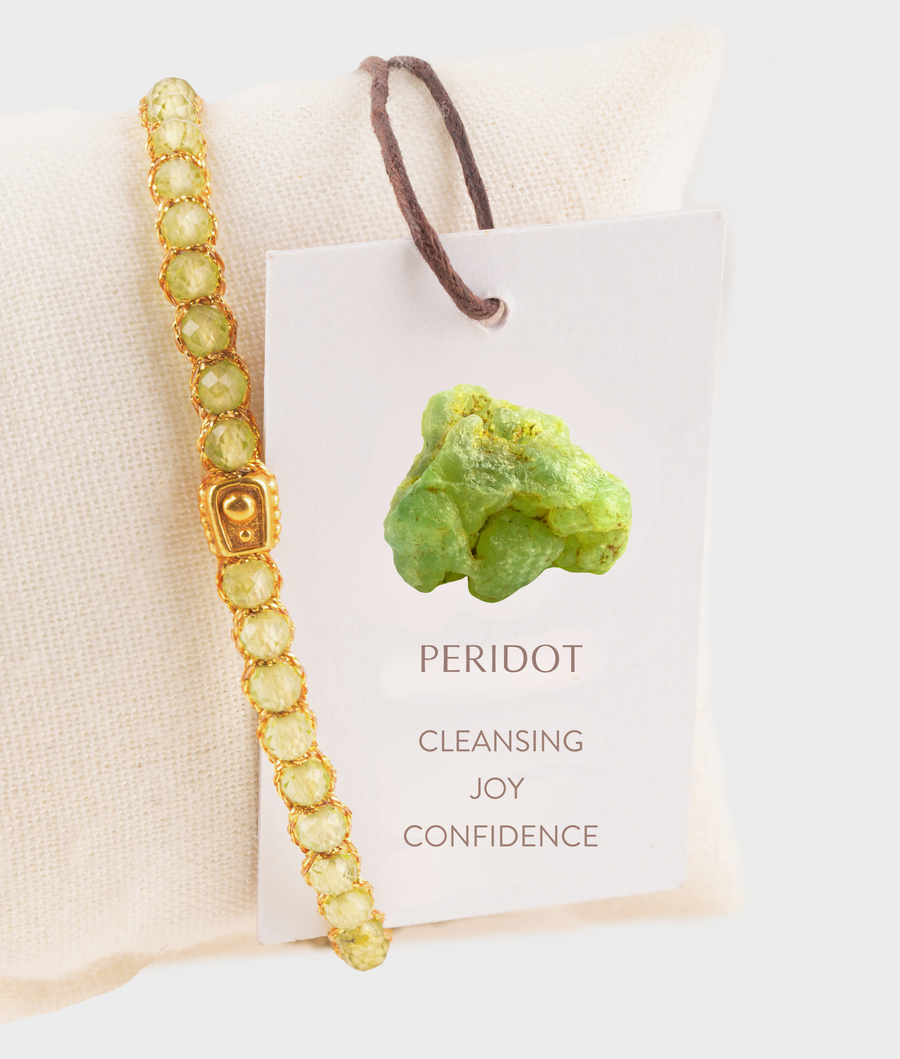Peridot Bracelet | Gold