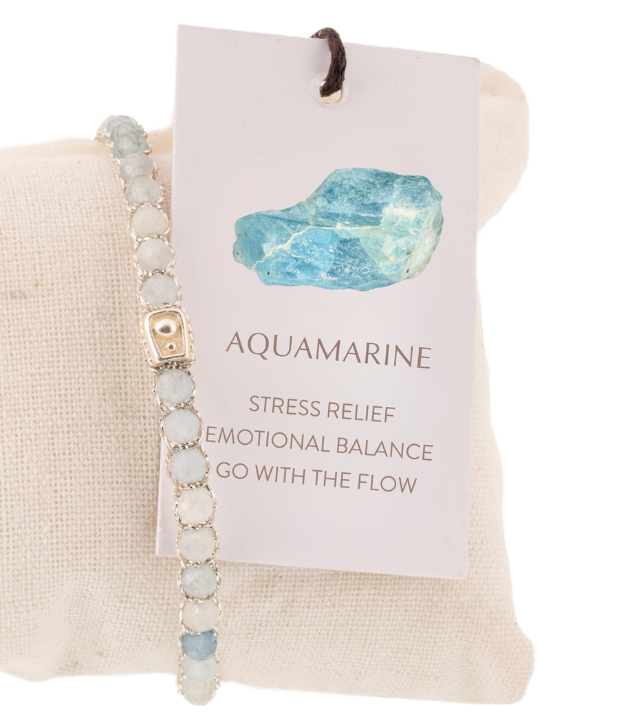 Aquamarine Bracelet | Silver