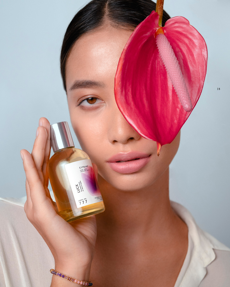 Bundle, Angel No.777,hand-blended Gem Aura Fragrance infused with Citrine.