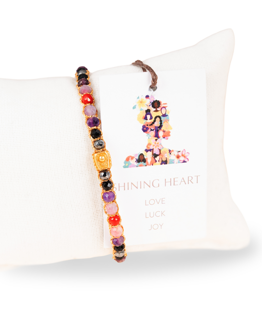 Shining Heart Bracelet | Gold