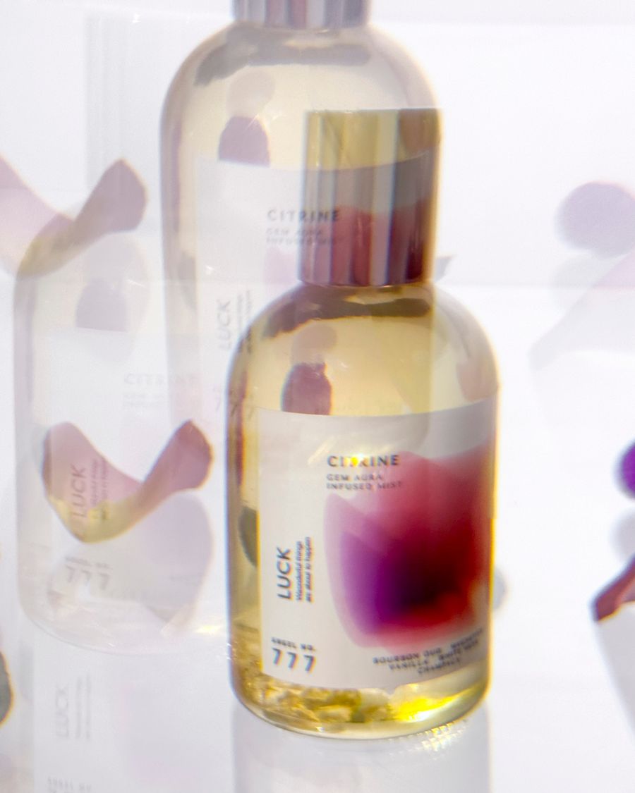Bundle, Angel No.777,hand-blended Gem Aura Fragrance infused with Citrine.