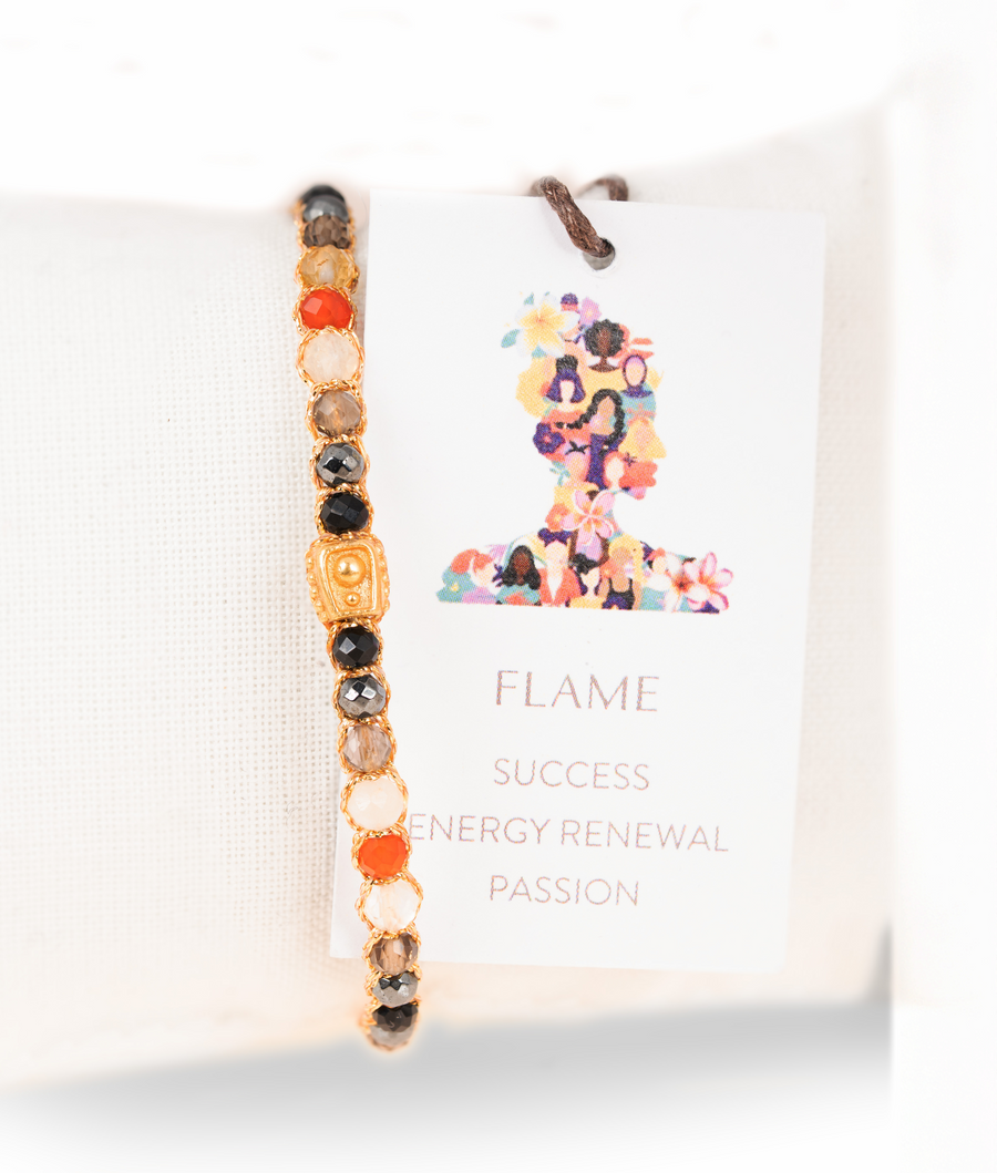 Flame Bracelet | Gold
