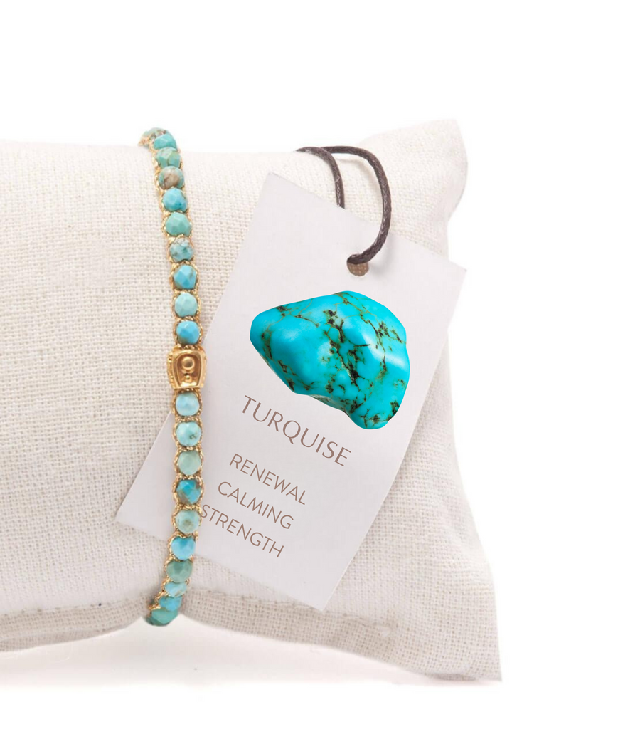 Turquoise Bracelet | Gold