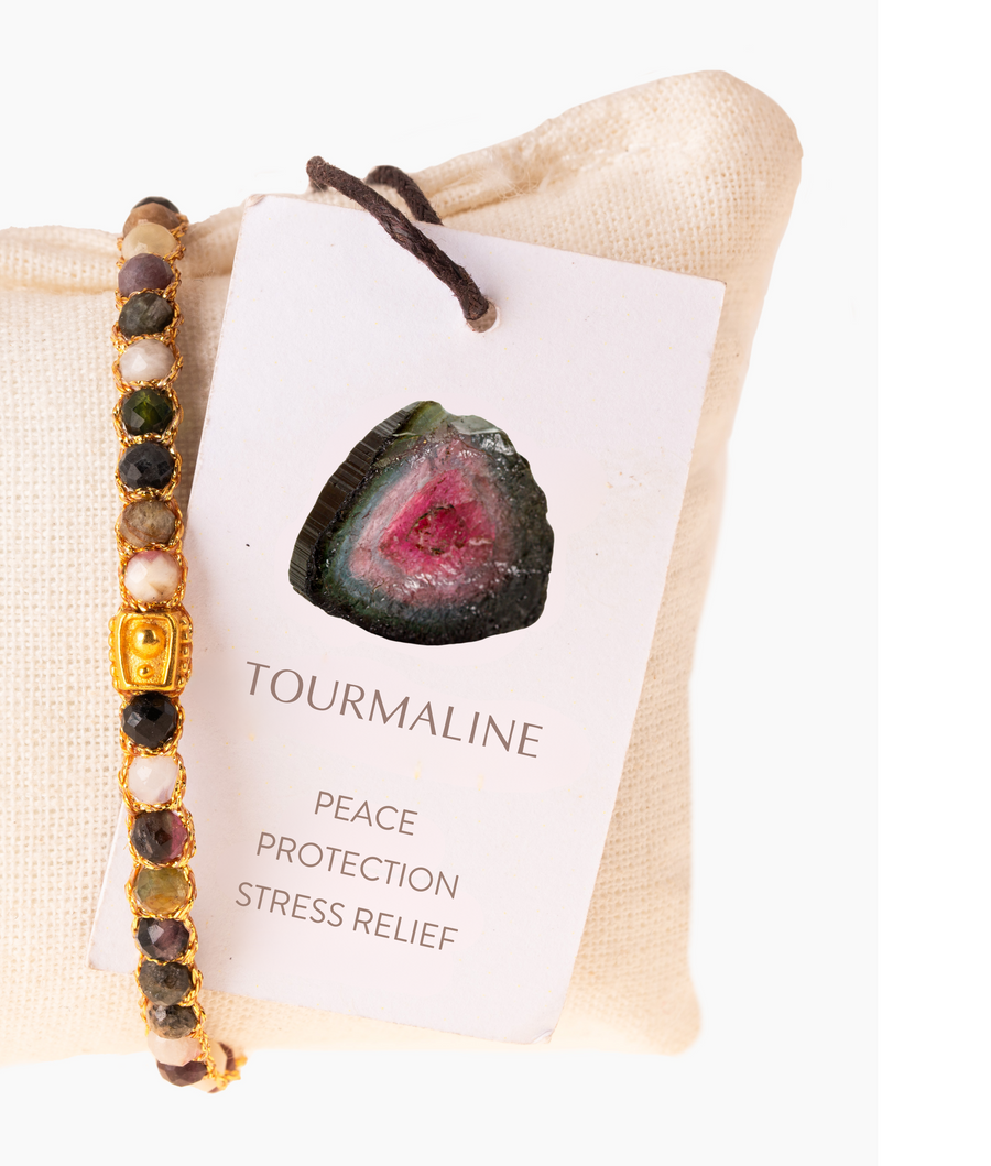 Tourmaline Bracelet | Gold