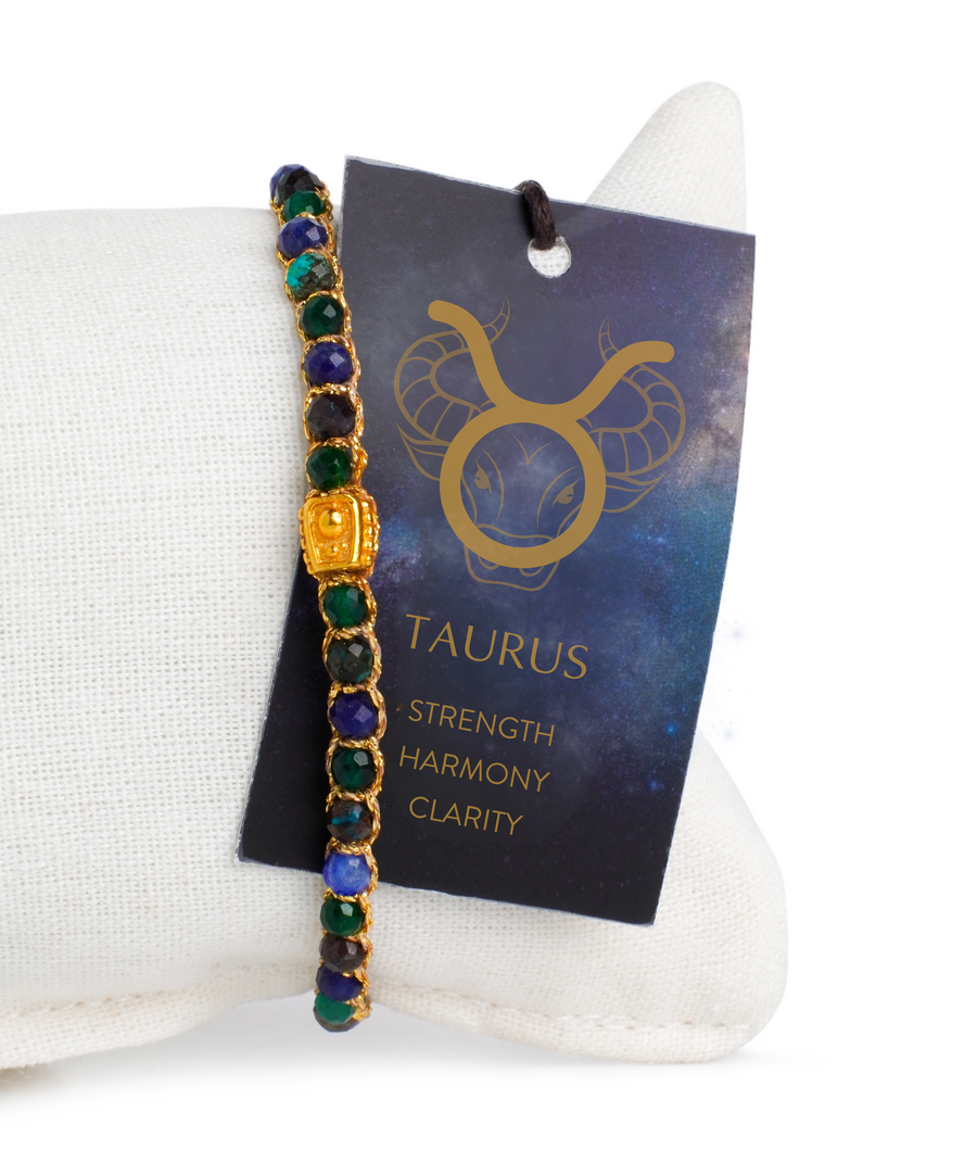 Taurus April Bracelet  |  Gold