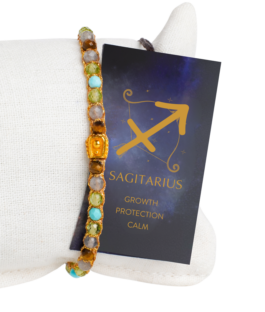 Sagittarius November Bracelet  |  Gold