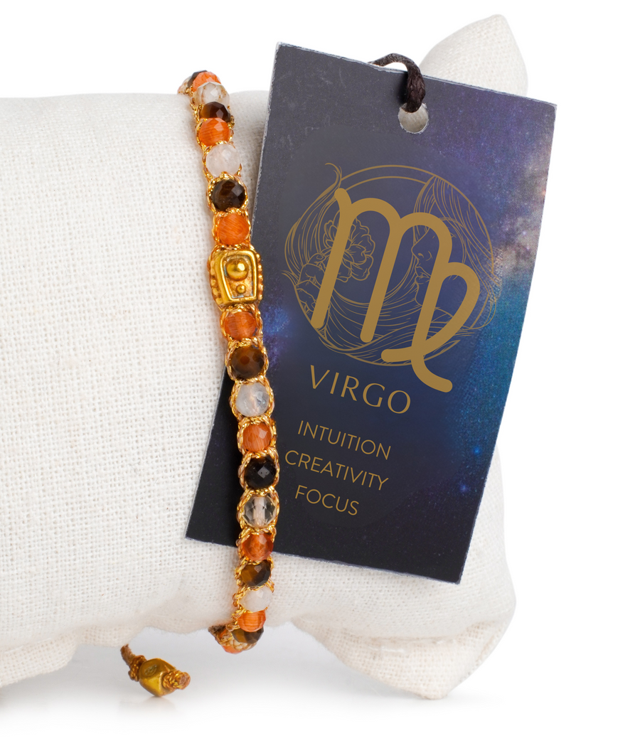 Virgo August Bracelet  |  Gold