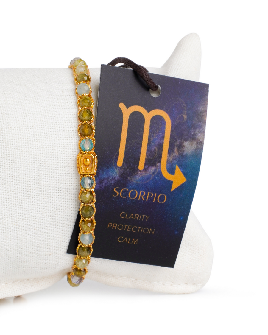 Scorpio October Bracelet | Gold