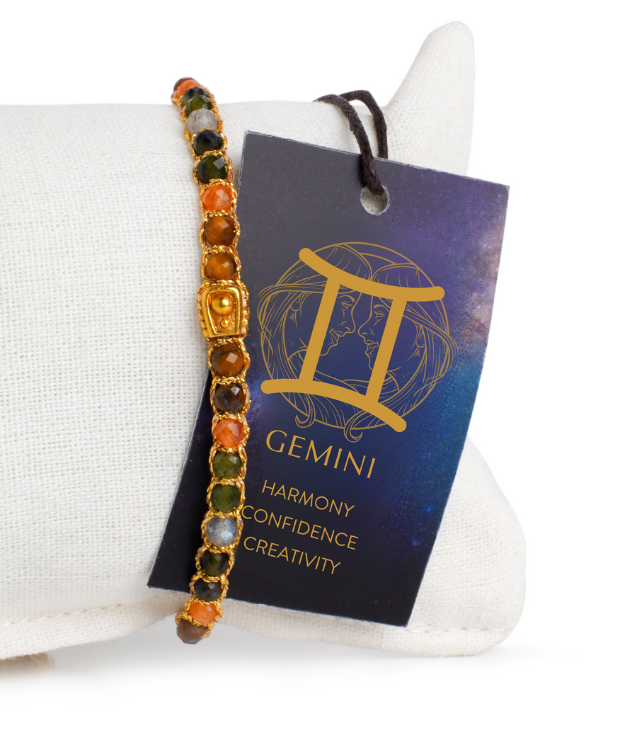 Gemini June Bracelet  |  Gold