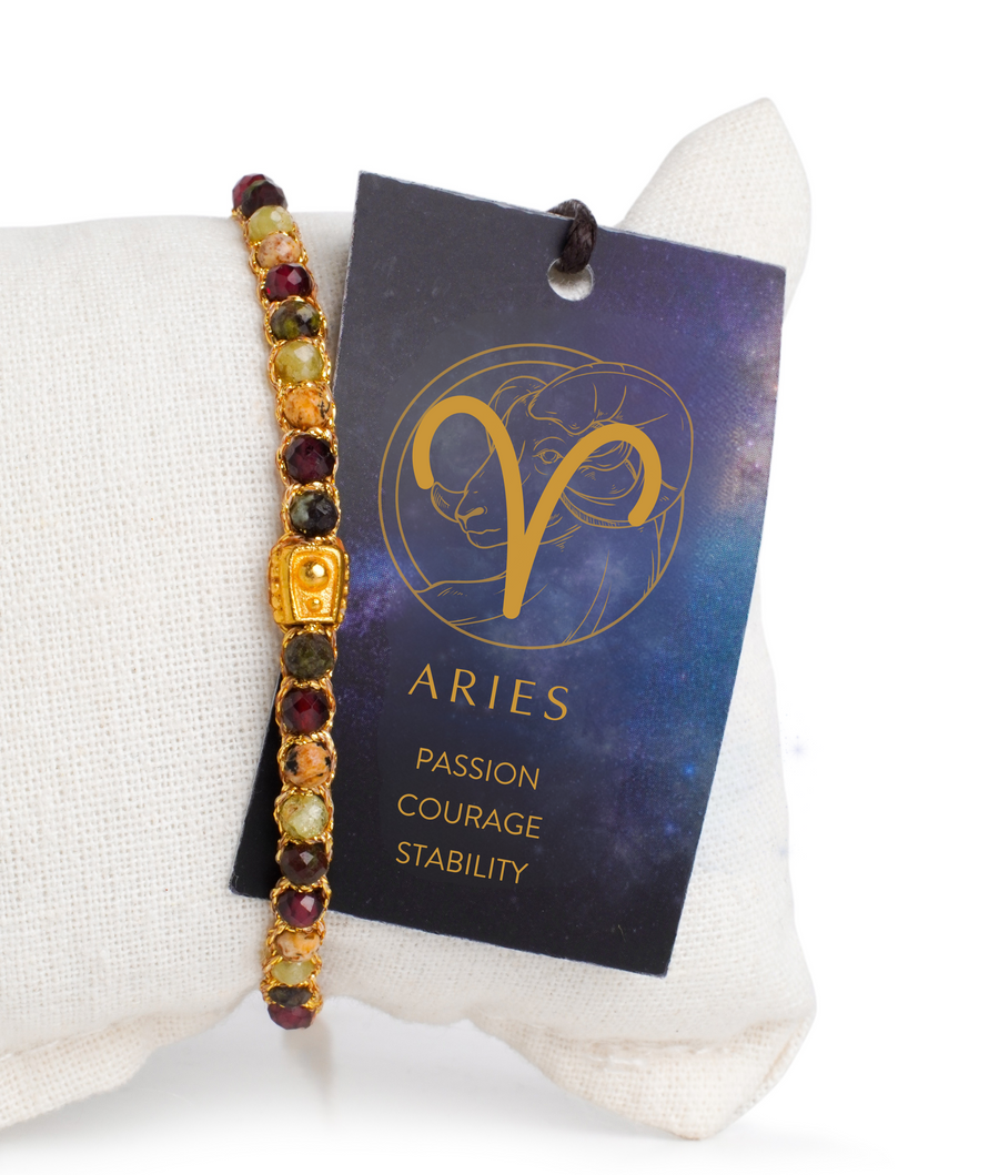 Aries March Bracelet  |  Gold