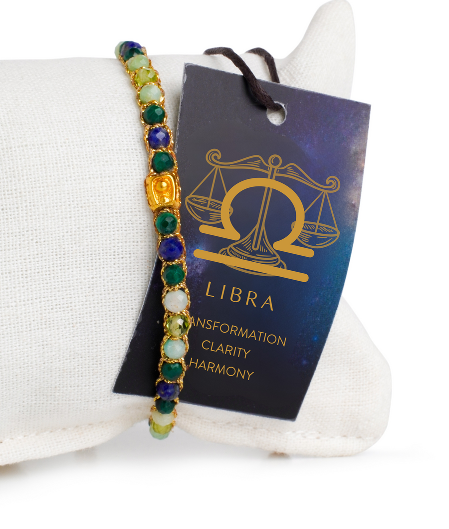 Libra September Bracelet  |  Gold