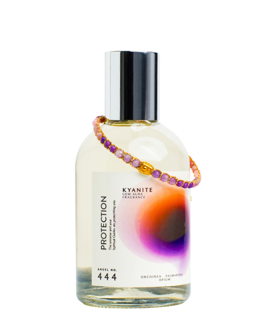 Bundle, Angel No.444,hand-blended Gem Aura Fragrance infused with Kyanite.