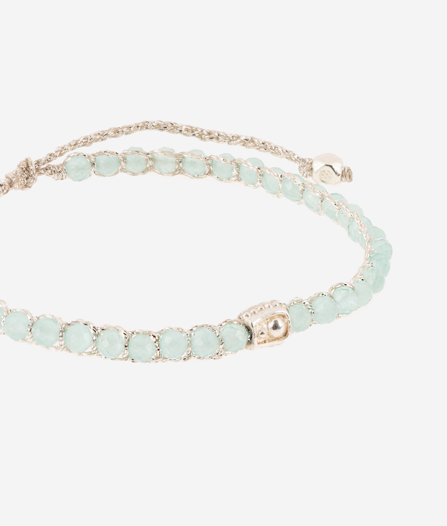 Chalcedony Bracelet  | Silver