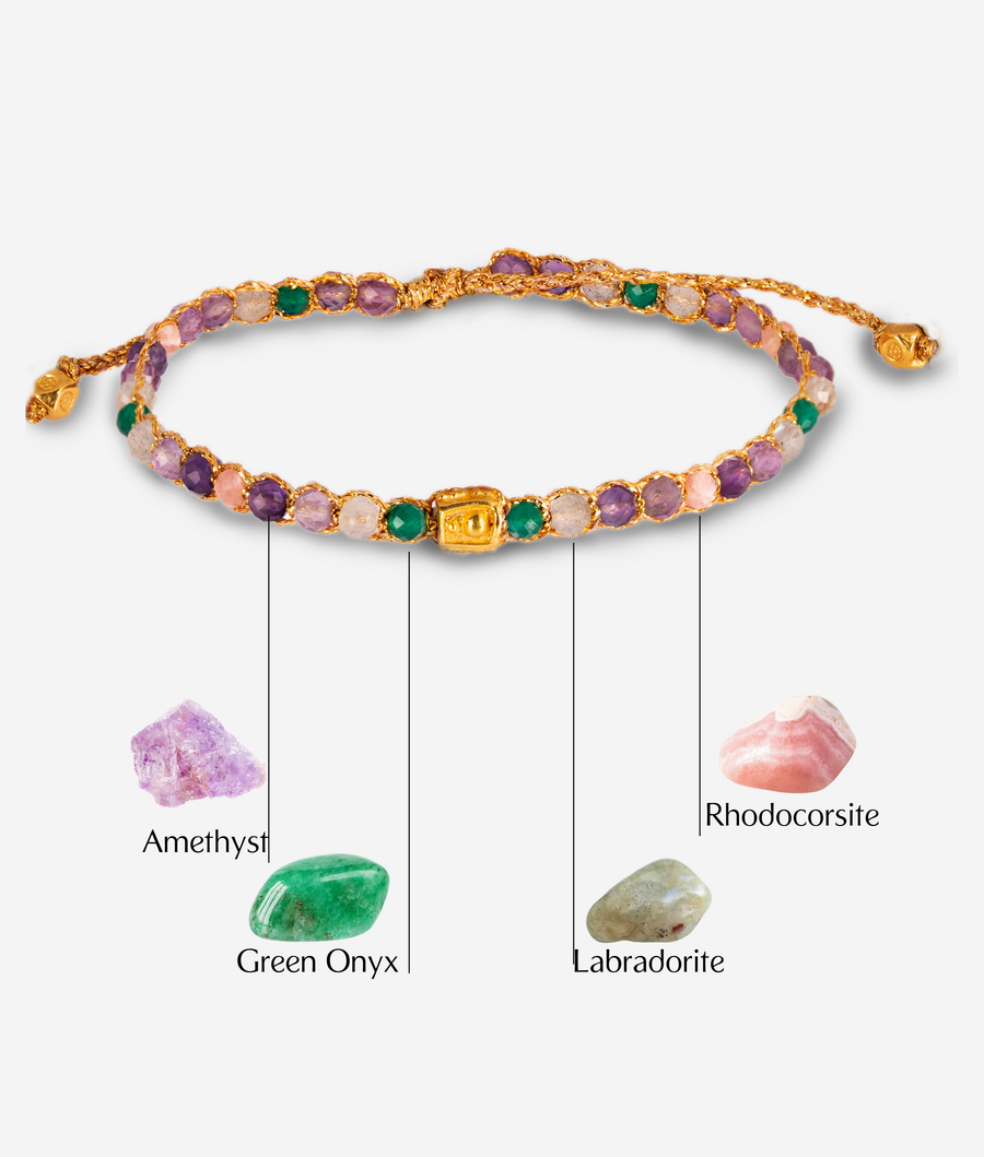 Pluto Nebula Enigma Bracelet | Gold