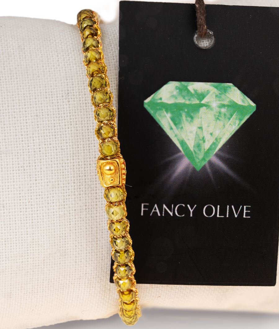 The Fancy Olive Bracelet | Gold