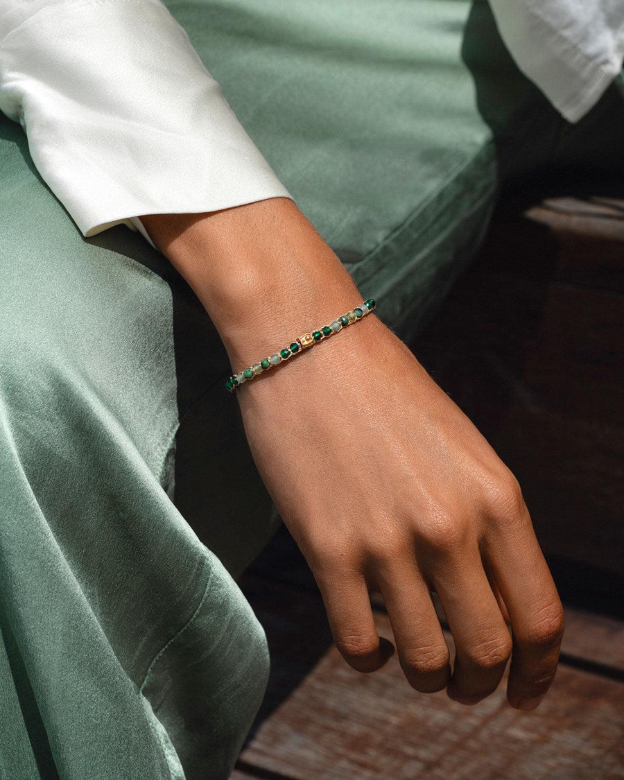 Ombre Green Glow | Gold - Samapura Jewelry