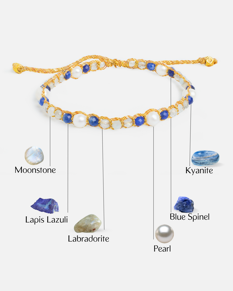 Neptunus  Cosmic Waves Bracelet | Gold