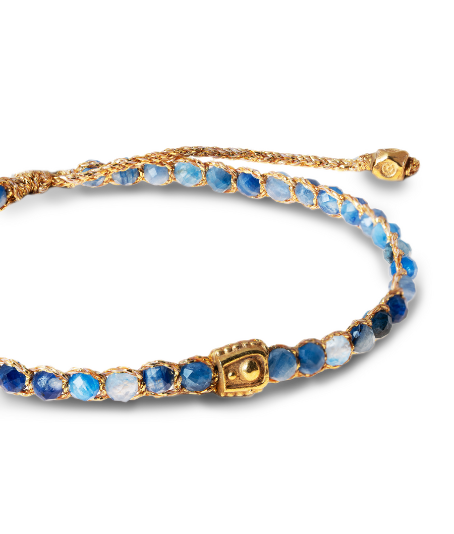 Kyanite Bracelet | Gold
