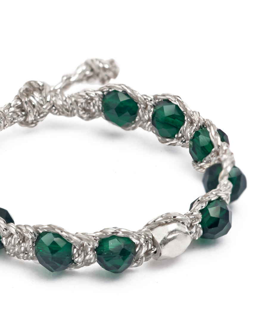 Green Spinel Rings | Silver