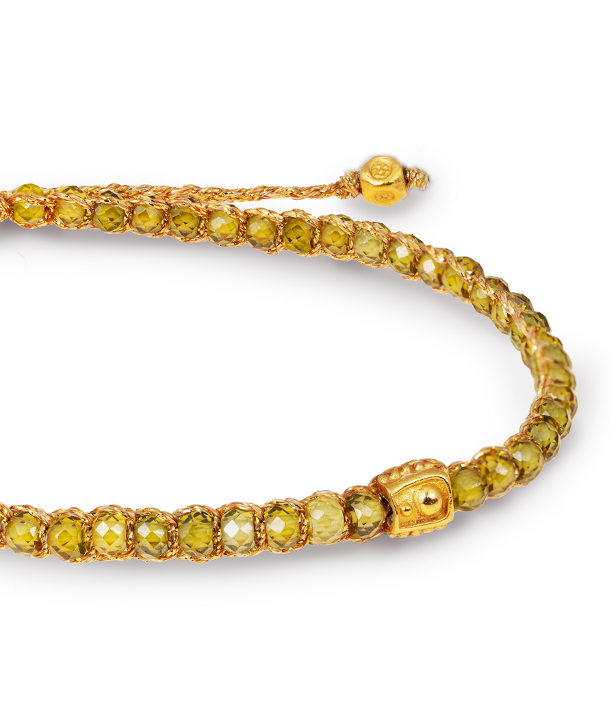 The Fancy Olive Bracelet | Gold