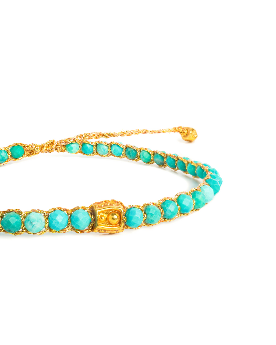 Light Turquoise Bracelet | Gold