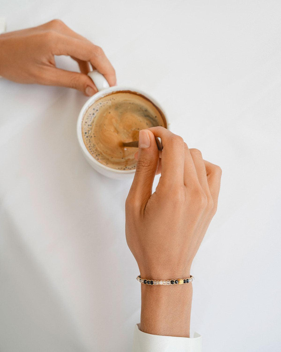 Ombre Moon Rock Bracelet | Gold - Samapura Jewelry