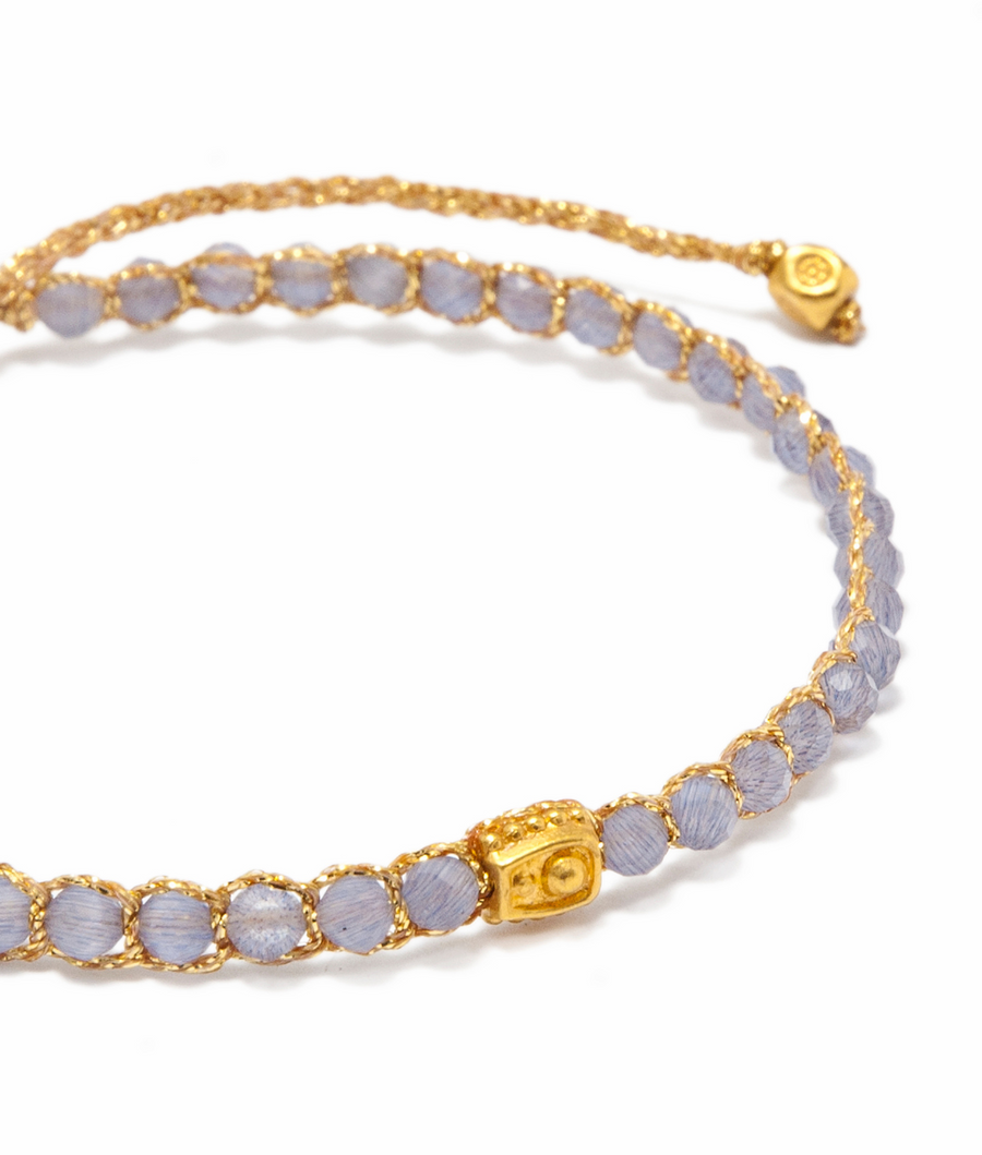 Lavender Amethyst from Zambia Bracelet | Gold