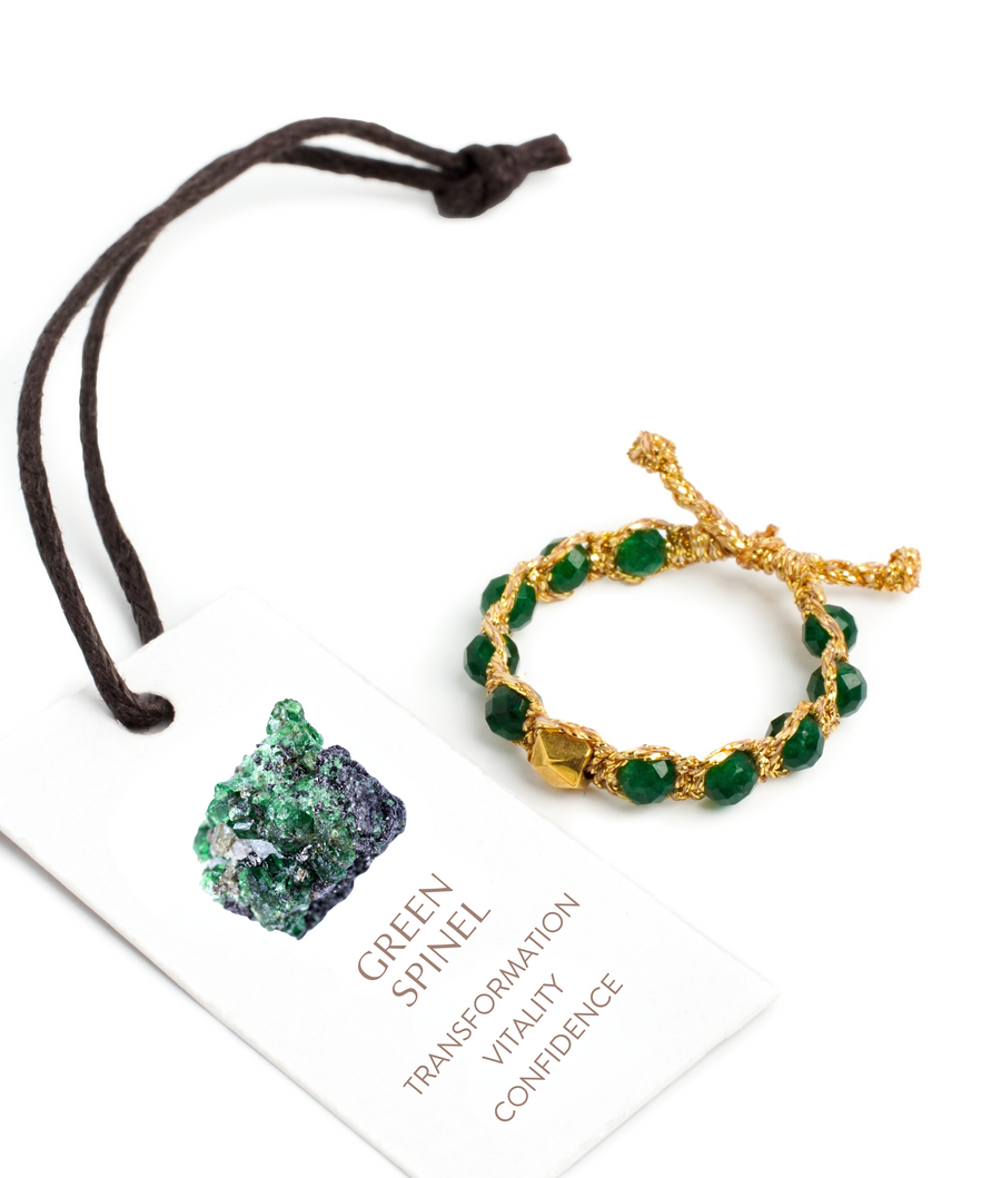 Green Spinel Rings | Gold