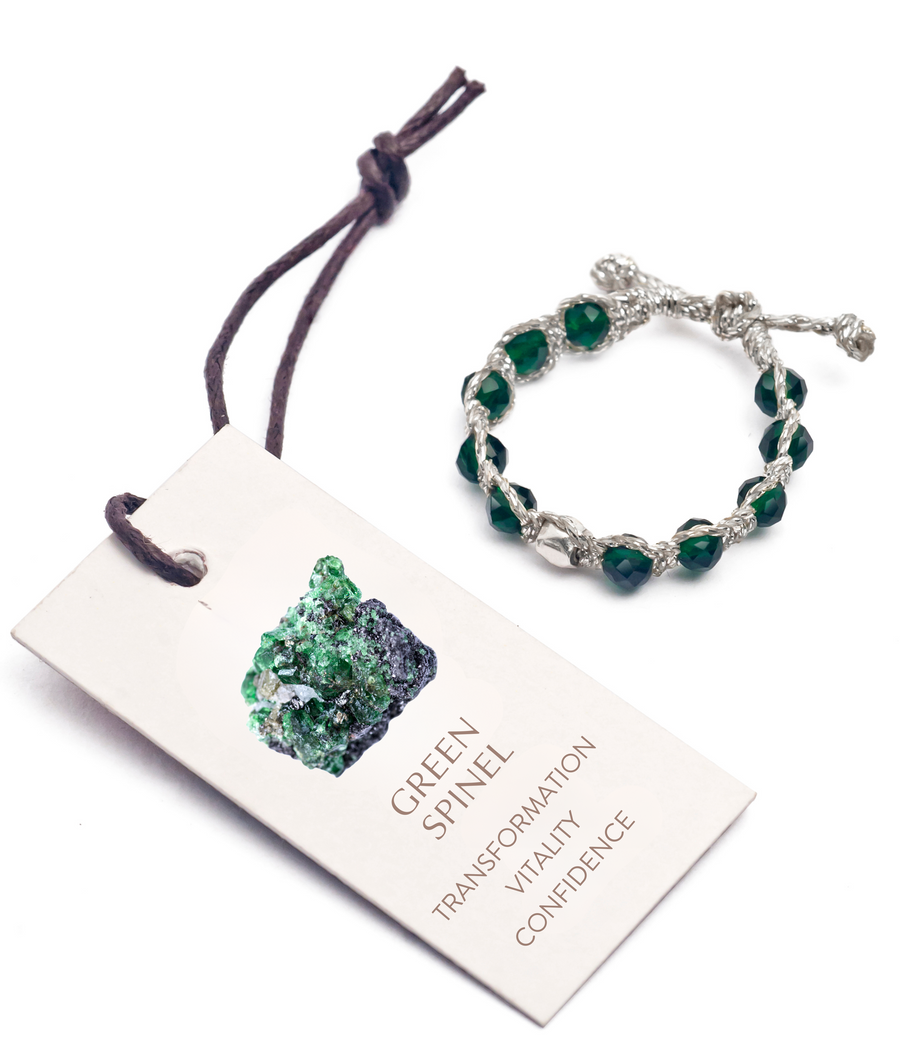 Green Spinel Rings | Silver