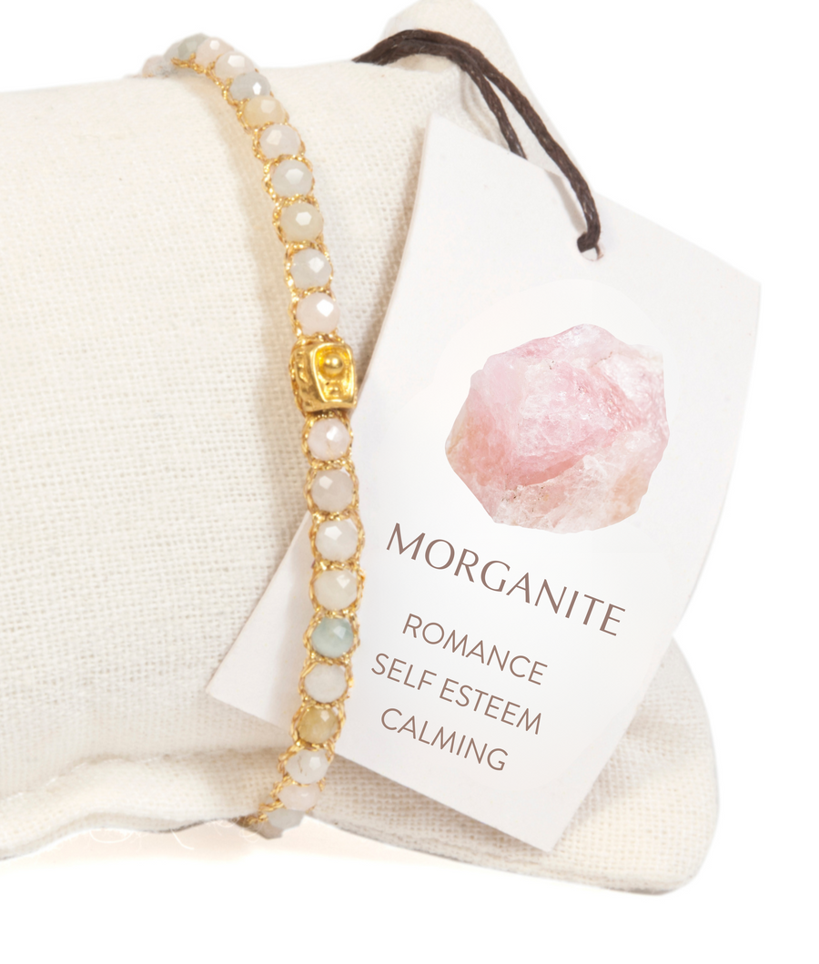 Morganite Bracelet | Gold