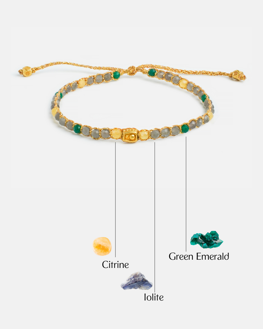 Jupiter Astral Cascade Bracelet | Gold