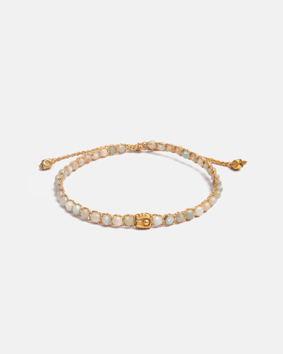 Aquamarine Brazil Bracelet | Gold