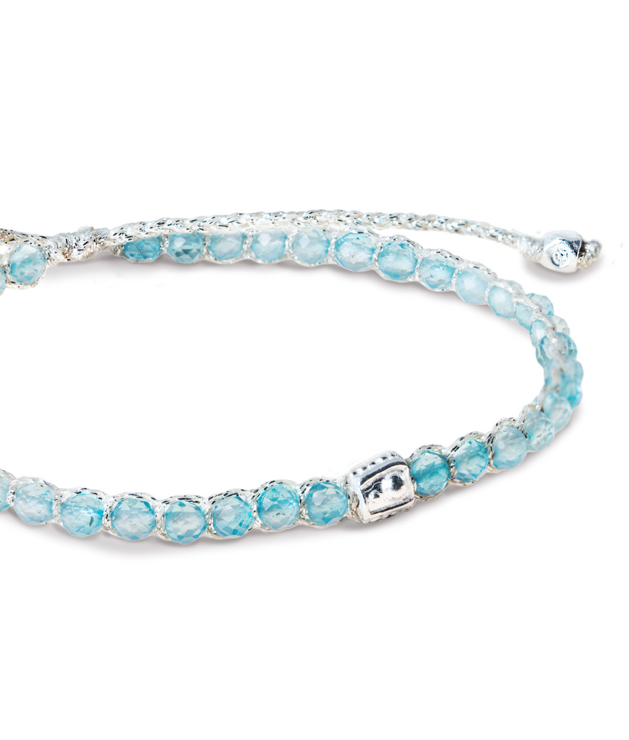 Blue Topaz Bracelet | Silver