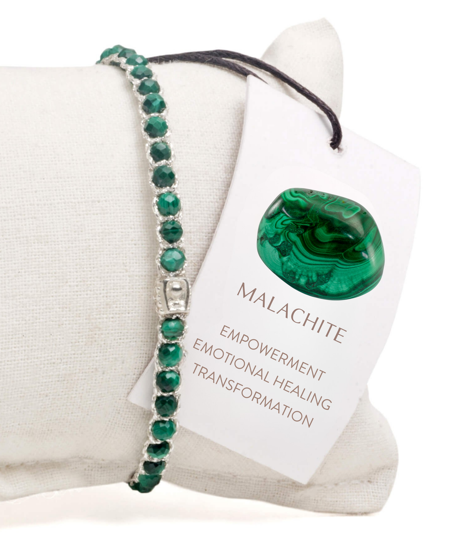 Malachite Bracelet | Silver