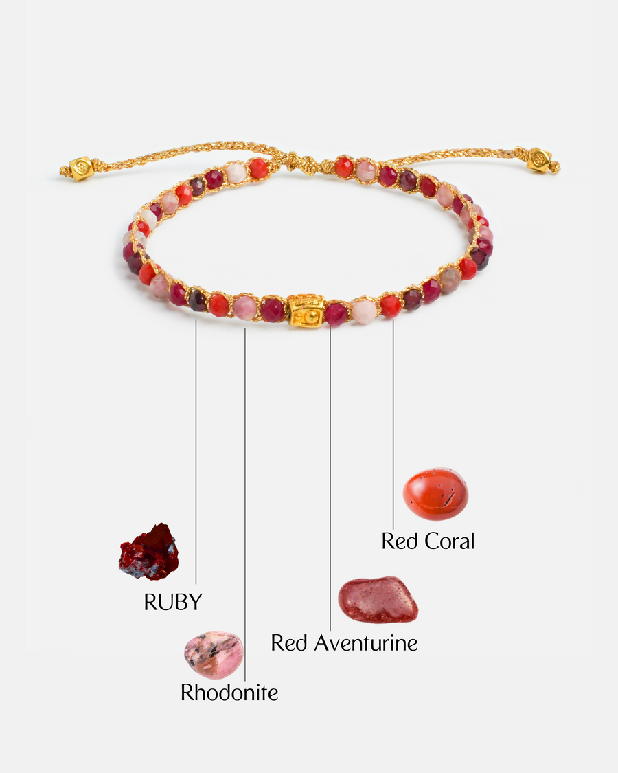 Mars Astral Flame Bracelet | Gold