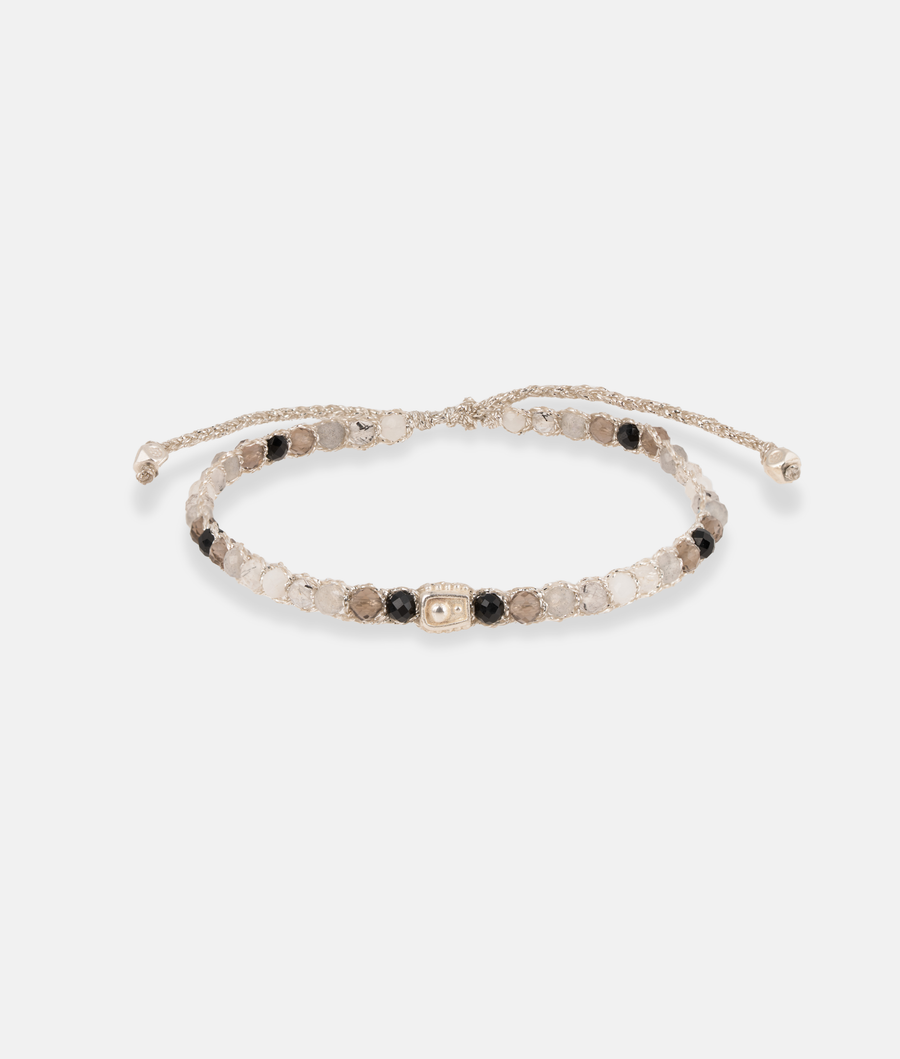 Ombre Moon Rock Bracelet | Silver