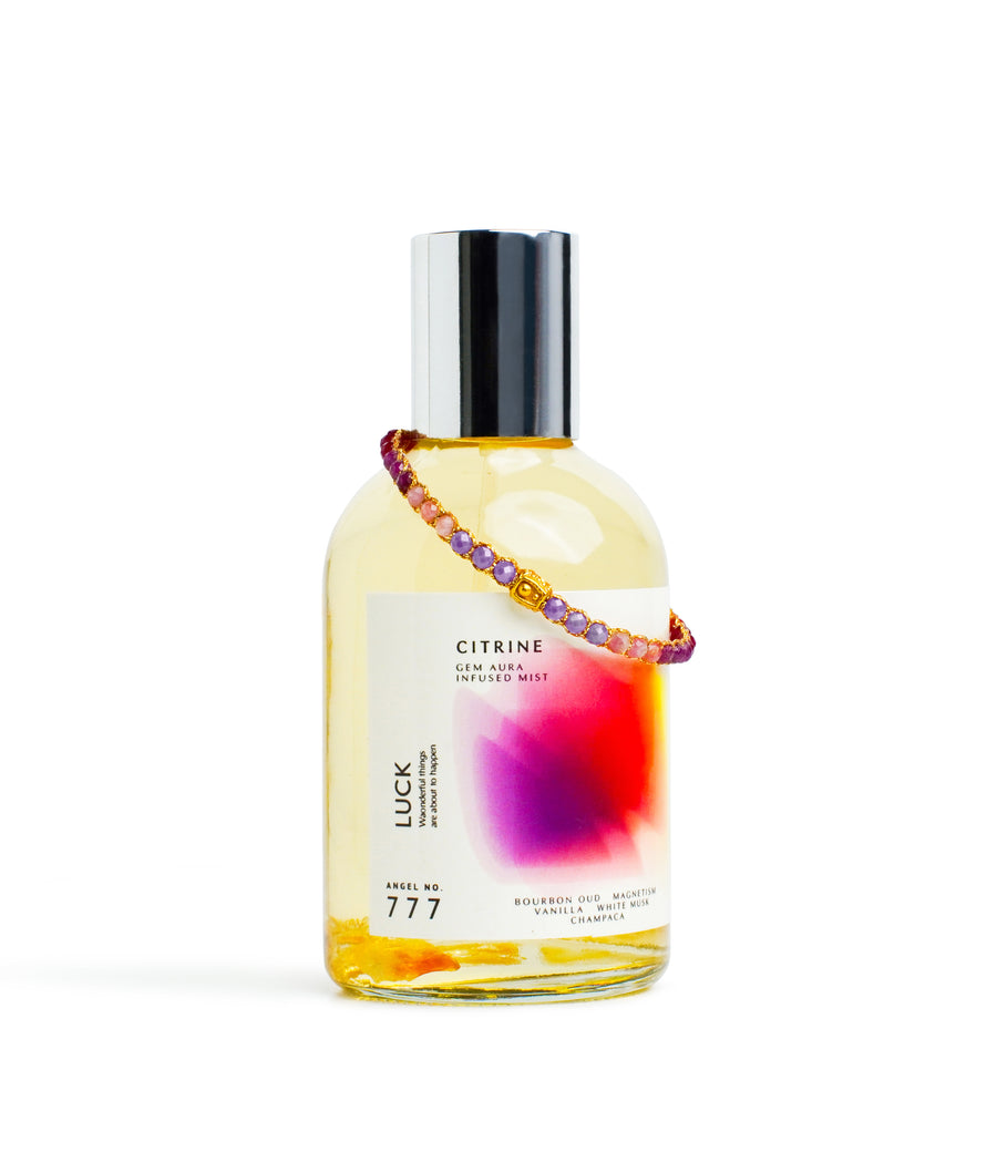 Bundle, Angel No.777,hand-blended Gem Aura Fragrance infused with Citrine.